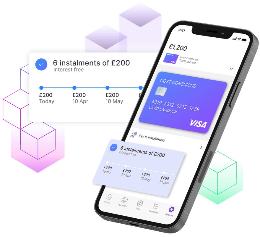 Powering banks - customer pay in instalments Powering banks - customer pay in instalments