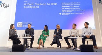 10x Banking CEO Antony Jenkins talks core transformation and the future of UK fintech on a panel at IFGS 2026