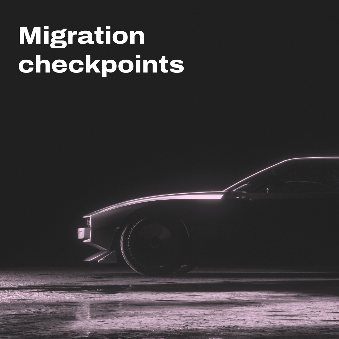 migration checkpoints