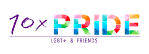 10x Pride logo