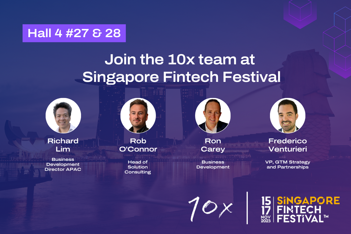 Meet the team at Singapore Fintech Festival